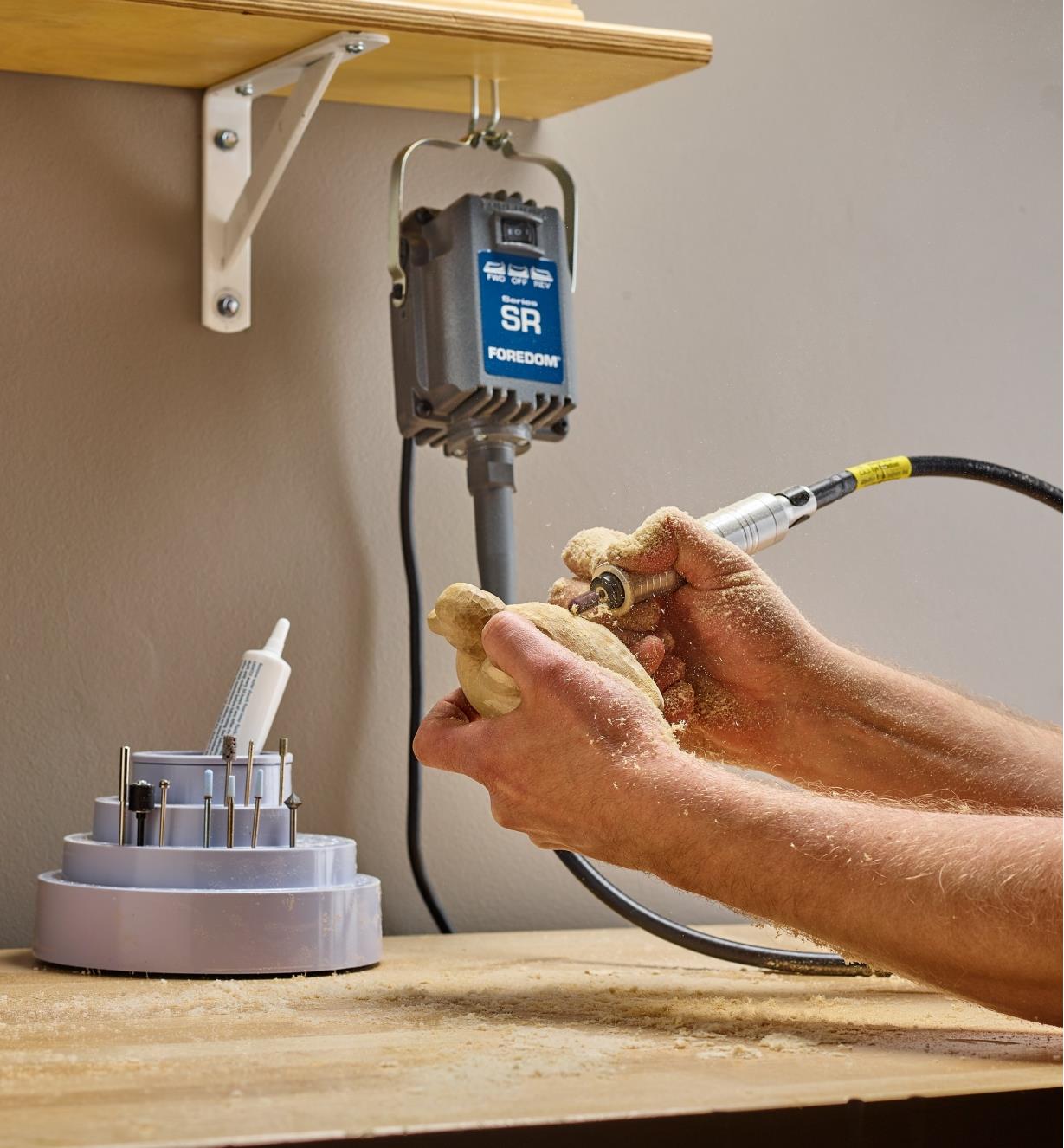 Wood Carving Flex Shaft Units