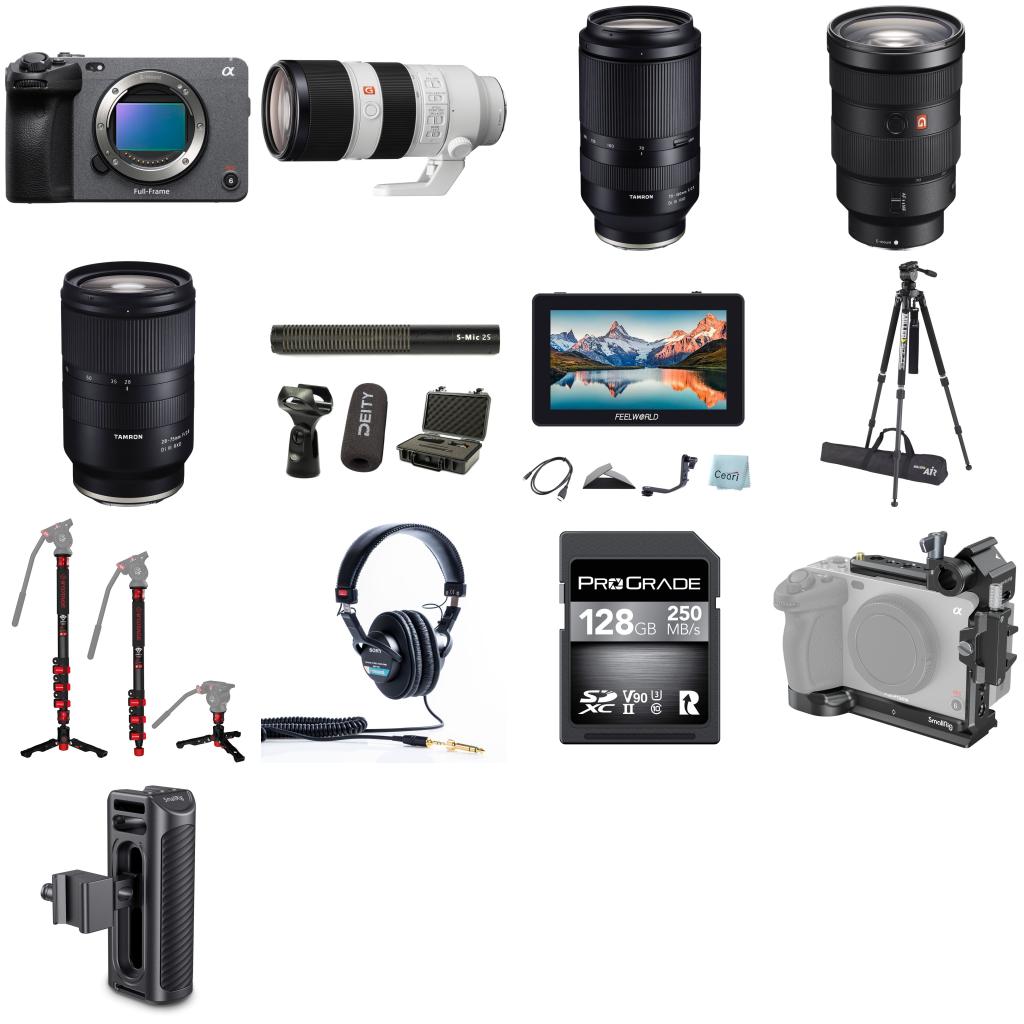 My professional sports filming kit