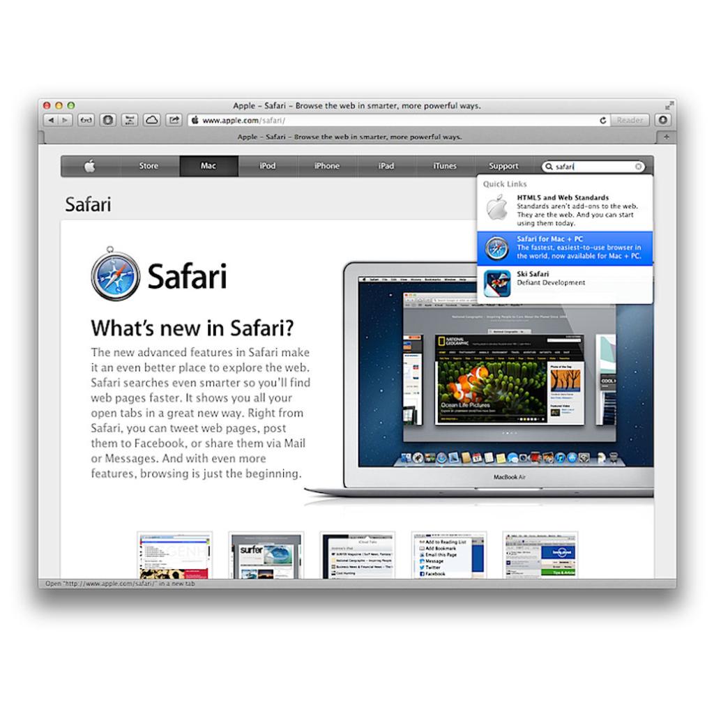 latest safari download for mac