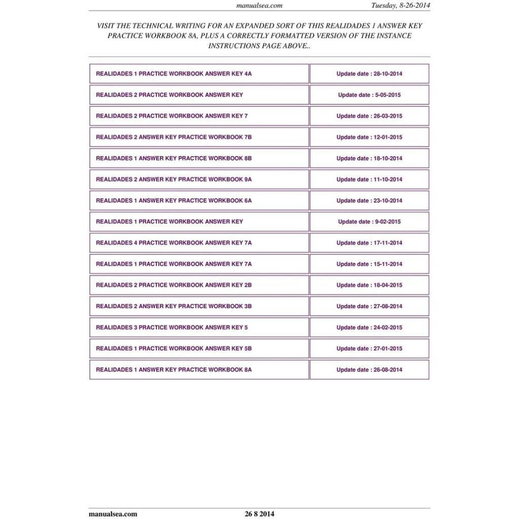 Realidades 2 Capitulo 3b Page 64 Answers Rawlmaytl