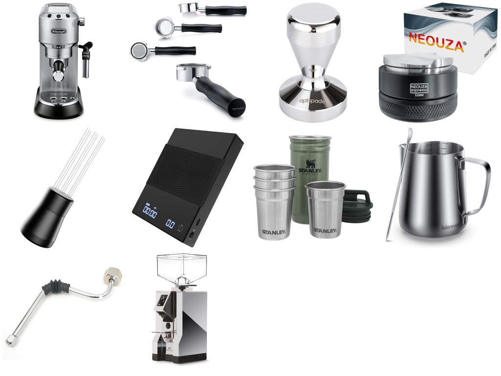 Home Barista Kit for Delonghi EC685 Dedica Espresso Machine