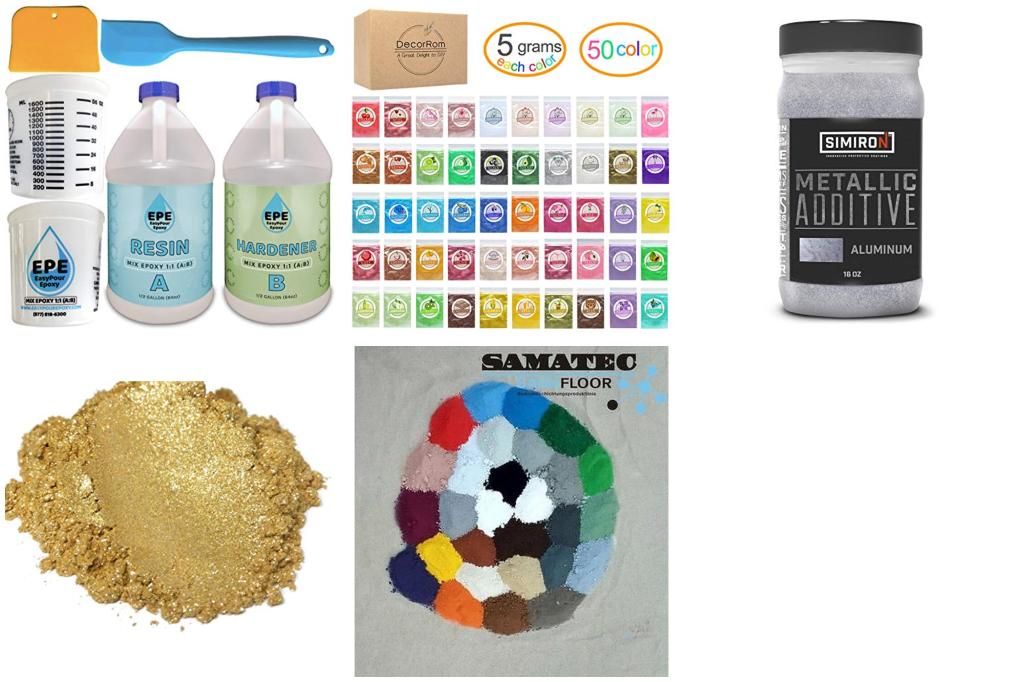 Epoxy resin and epoxy coloring