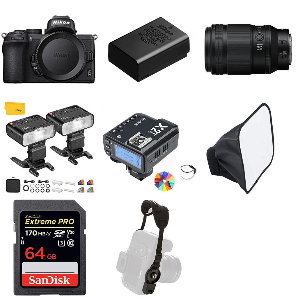 Nikon mirrorless setup for dental photography