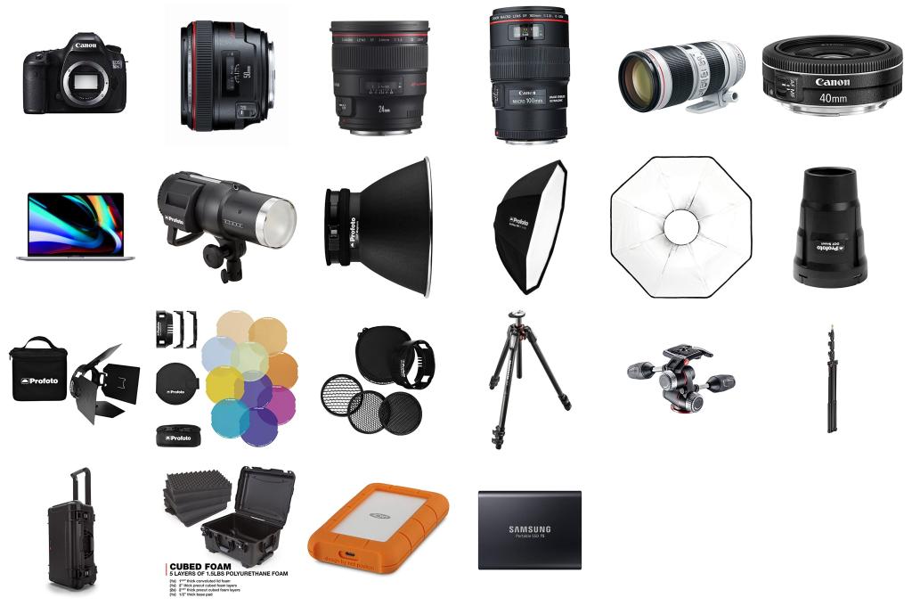 fashion photography gear