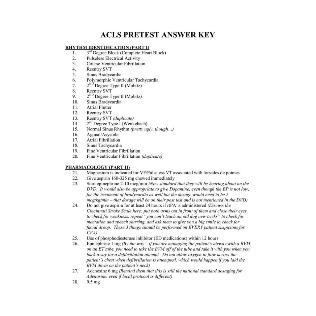 Pals Pretest 2020 Answers