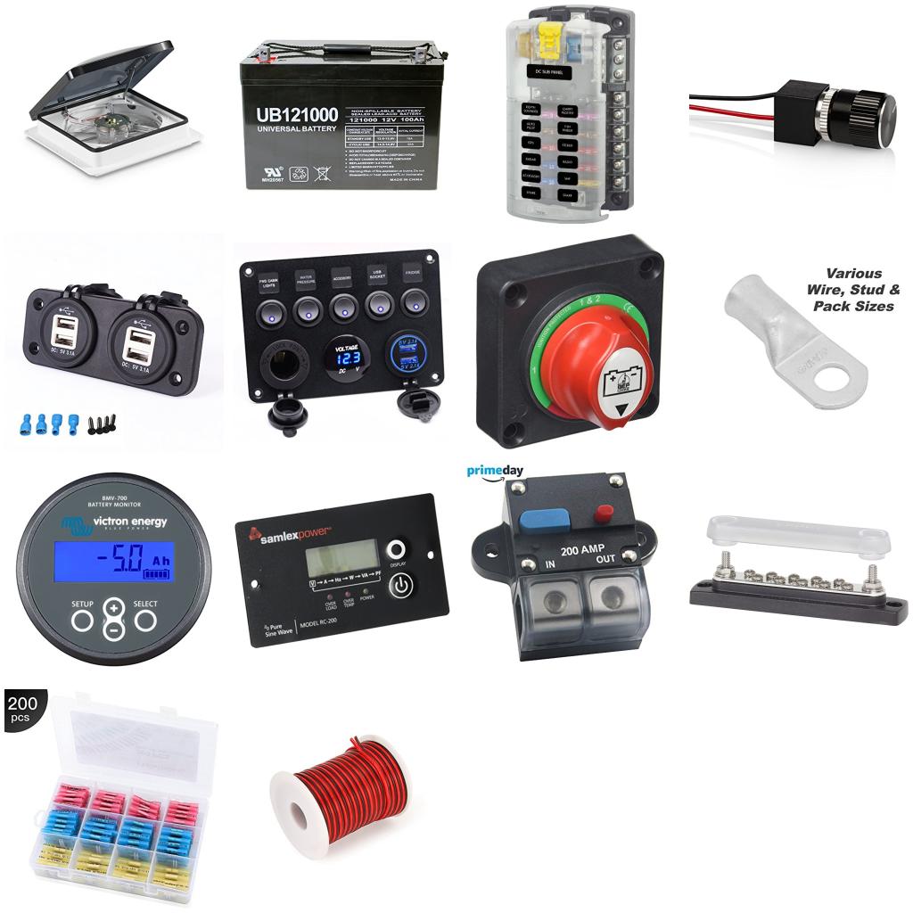 Electronic Setup Campervan Vanlife