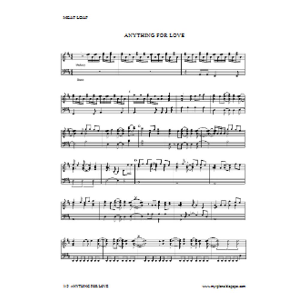 Best Bat Out Of Hell Piano Pdf