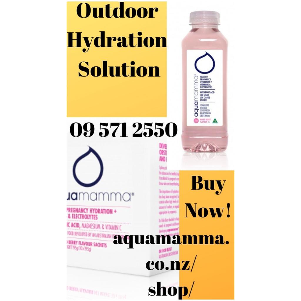 Seven drinks sachet hydration drink packets NZ aquamamma