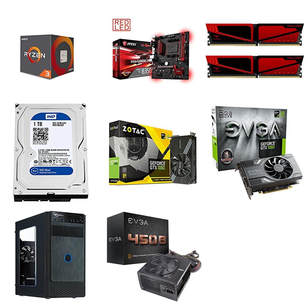Techsource Gaming PC Builds of the Month December 2017 (Ryzen) (UK)