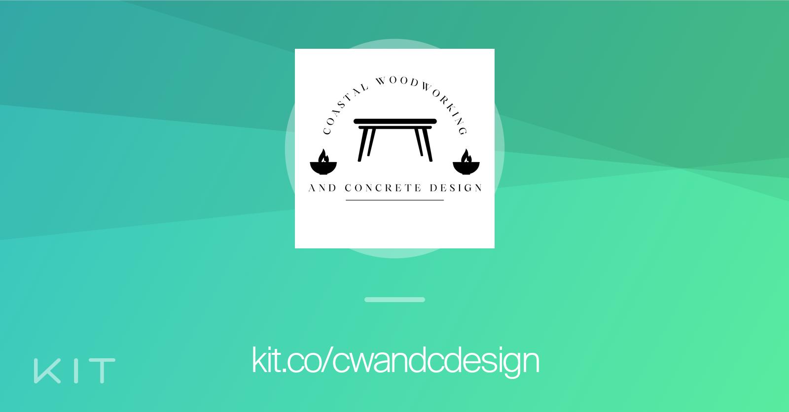 Coastal Woodworking and Concrete Design (cwandcdesign) gear • Kit