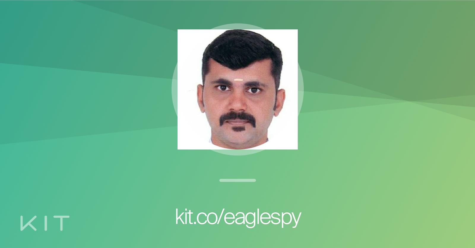 Manikandan Unnikrishnan (eaglespy) gear • Kit