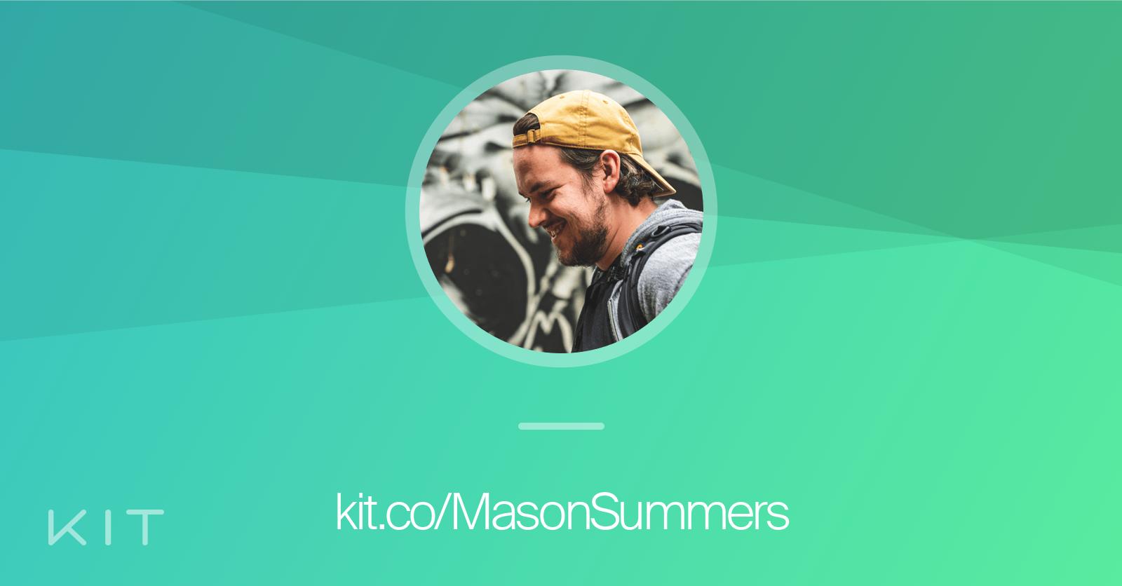 Mason Summers (MasonSummers) gear • Kit